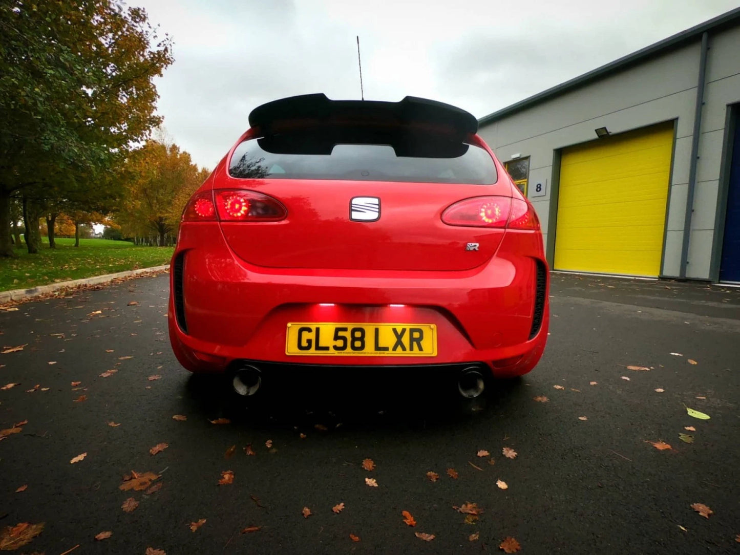 SEAT Leon MK2 1P Facelift Gloss Black Rear Boot Roof Spoiler Wing Lip Kit 09-13