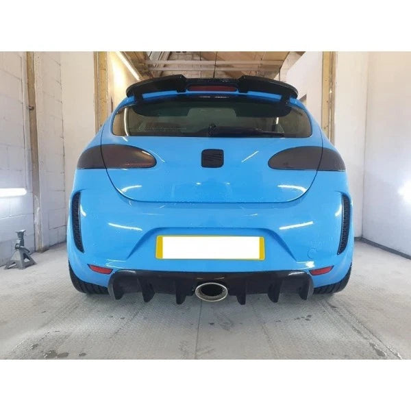 SEAT Leon MK2 1P Facelift Gloss Black Rear Boot Roof Spoiler Wing Lip Kit 09-13