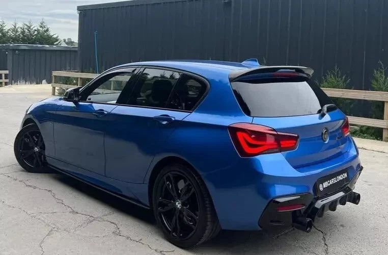 BMW 1 Series F20 F21 Gloss Black Side Skirts Extensions Spoiler Splitter Bodykit
