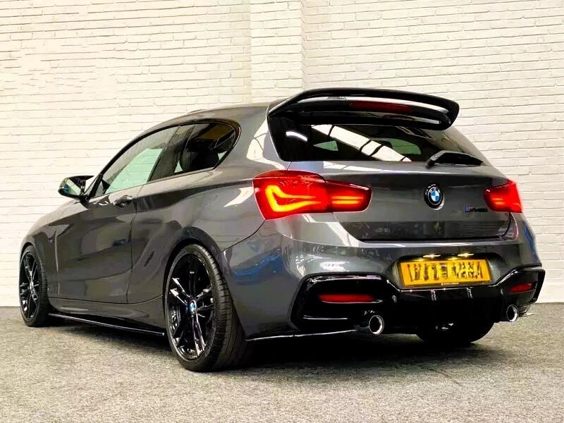 BMW 1 Series F20 F21 Gloss Black Side Skirts Extensions Spoiler Splitter Bodykit