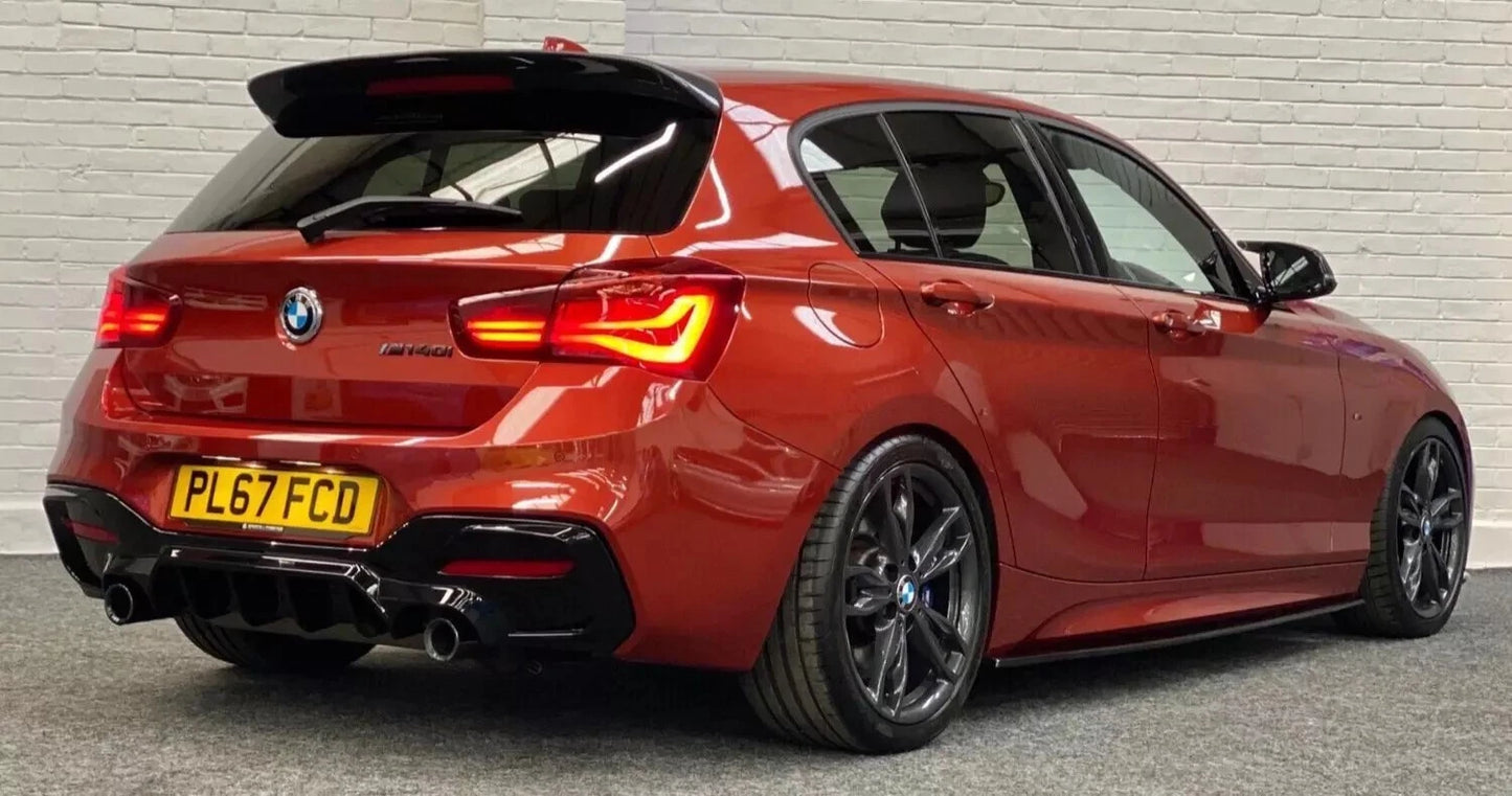 BMW 1 Series F20 F21 Gloss Black Side Skirts Extensions Spoiler Splitter Bodykit
