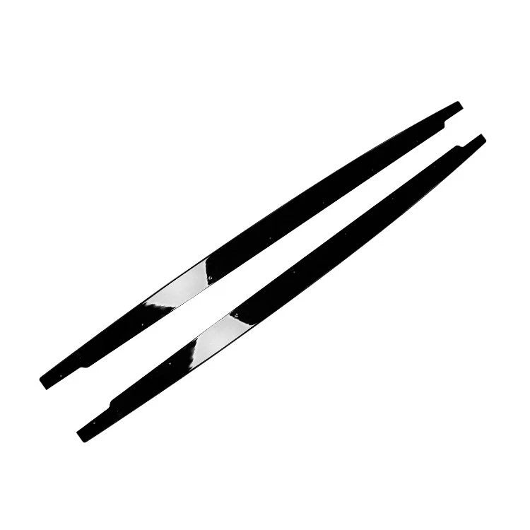 BMW 3 Series E90/E92/E93 Gloss Black Side Skirts Extensions Spoiler Splitter Kit