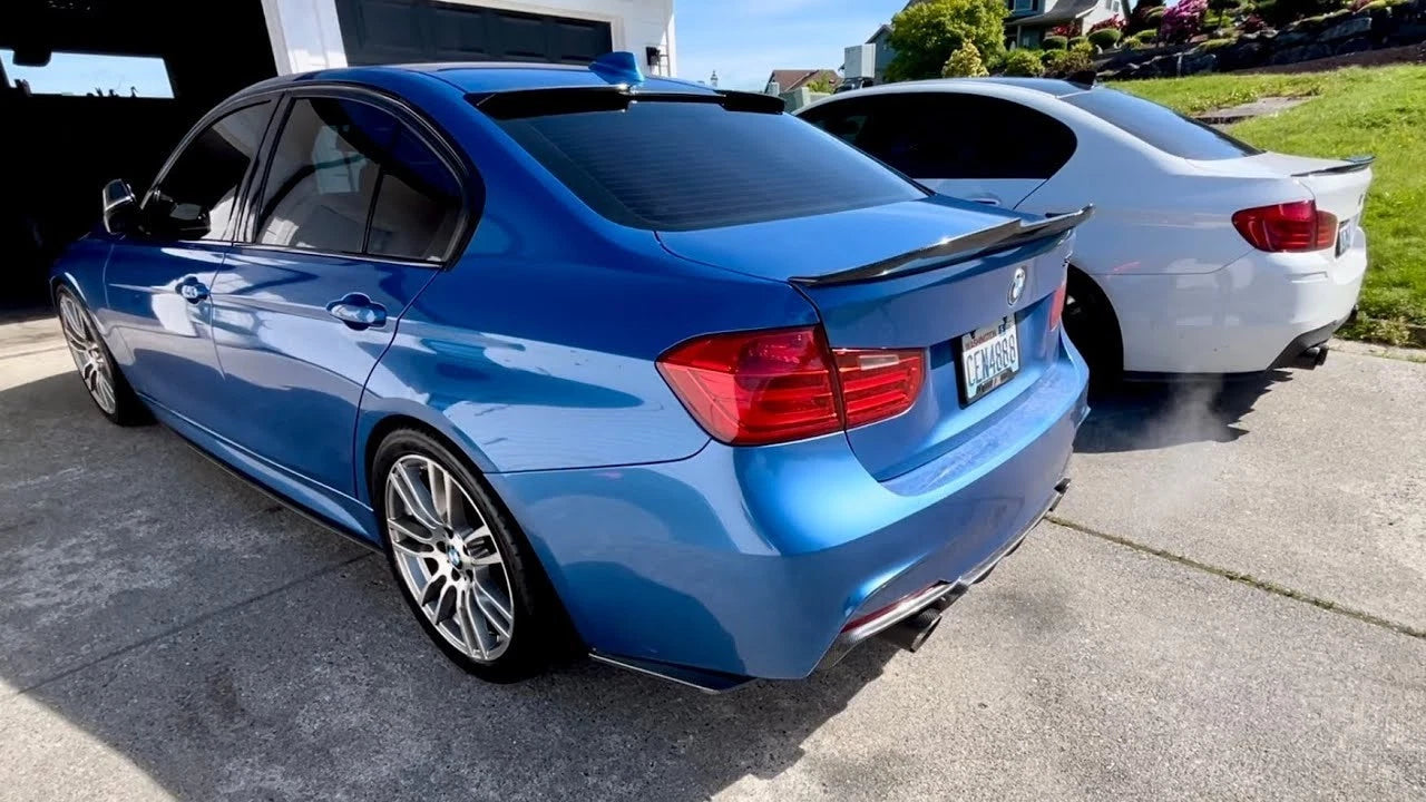 BMW 3 Series M3 F30 Gloss Black Rear Roof Spoiler Window Lip Wing Body Kit 11-18