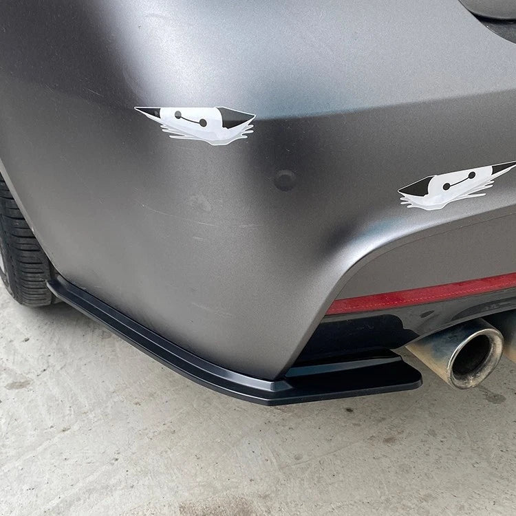 BMW 3 Series M3 F30 Gloss Black Rear Corner Side Spats Diffuser Splitter Bodykit