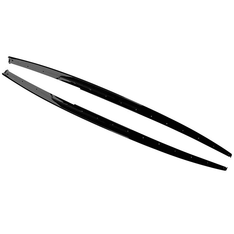 BMW 3 Series F30 F31 Gloss Black Side Skirts Extensions Spoiler Splitter Lip Kit