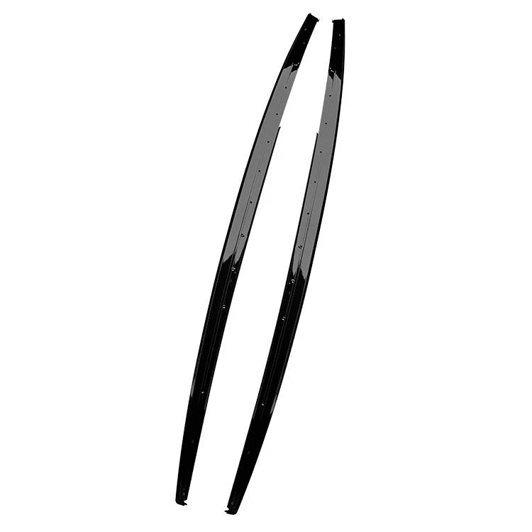 BMW 3 Series F30 F31 Gloss Black Side Skirts Extensions Spoiler Splitter Lip Kit