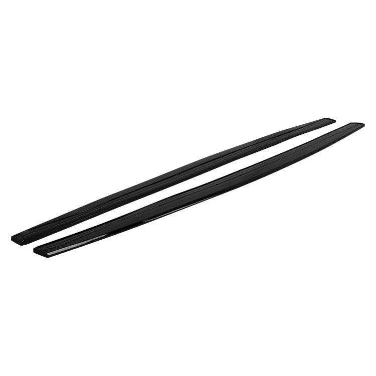 BMW 4 Series F32 F33 F36 Gloss Black Side Skirts Extensions Spoiler Splitter Lip