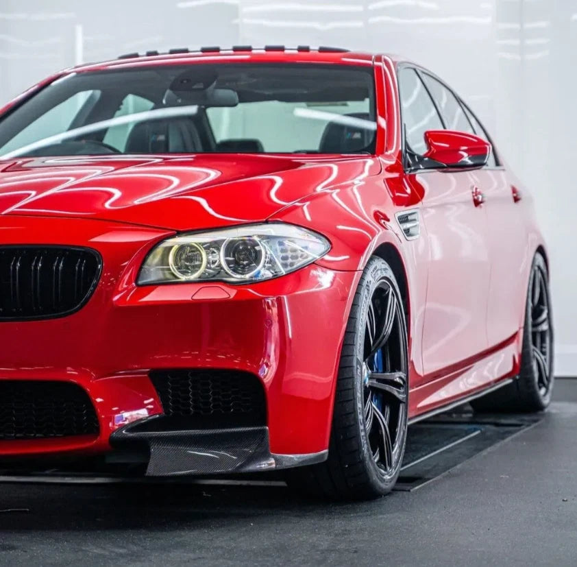 BMW 5 Series F10 F11 Gloss Black Side Skirts Extensions Spoiler Splitter Lip Kit