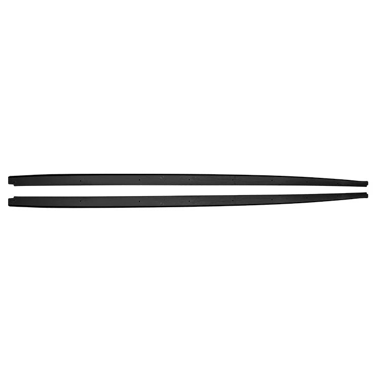 BMW 5 Series F10 F11 Gloss Black Side Skirts Extensions Spoiler Splitter Lip Kit
