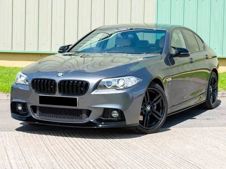 BMW 5 Series F10 F11 Gloss Black Side Skirts Extensions Spoiler Splitter Lip Kit