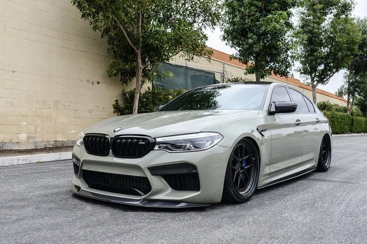 BMW 5 Series G30 G31 Gloss Black Side Skirts Extensions Spoiler Splitter Lip Kit