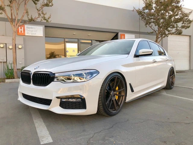 BMW 5 Series G30 G31 Gloss Black Side Skirts Extensions Spoiler Splitter Lip Kit