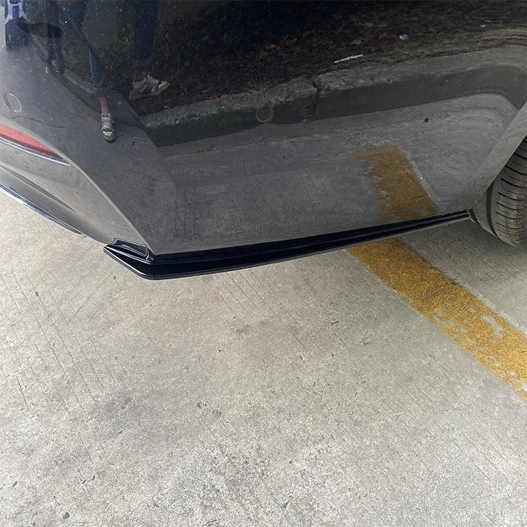 BMW 5 Series M5 G30 Gloss Black Rear Corner Side Spats Diffuser Splitter Bodykit