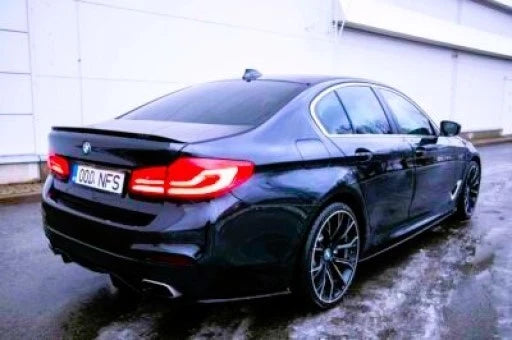 BMW 5 Series M5 G30 Gloss Black Rear Corner Side Spats Diffuser Splitter Bodykit