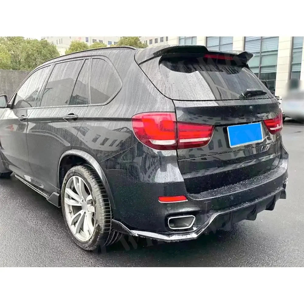 BMW X5 F15 Gloss Black Side Skirts Extensions Spoiler Splitter Lip Bodykit 14-18