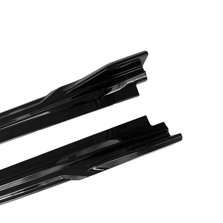 BMW X5 F15 Gloss Black Side Skirts Extensions Spoiler Splitter Lip Bodykit 14-18