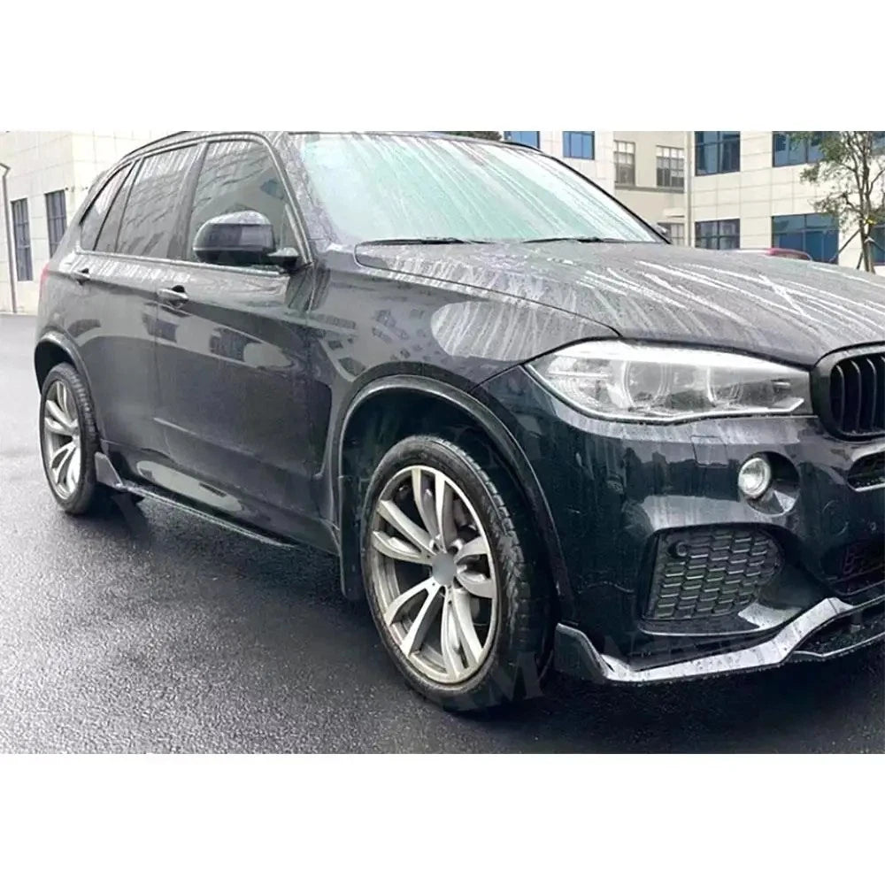 BMW X5 F15 Gloss Black Side Skirts Extensions Spoiler Splitter Lip Bodykit 14-18