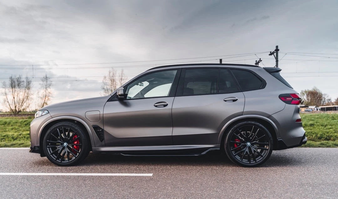 BMW X5 G05 Gloss Black Side Skirts Extensions Spoiler Splitter Lip Bodykit 2018+
