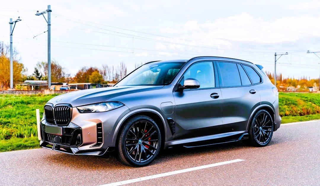 BMW X5 G05 Gloss Black Side Skirts Extensions Spoiler Splitter Lip Bodykit 2018+