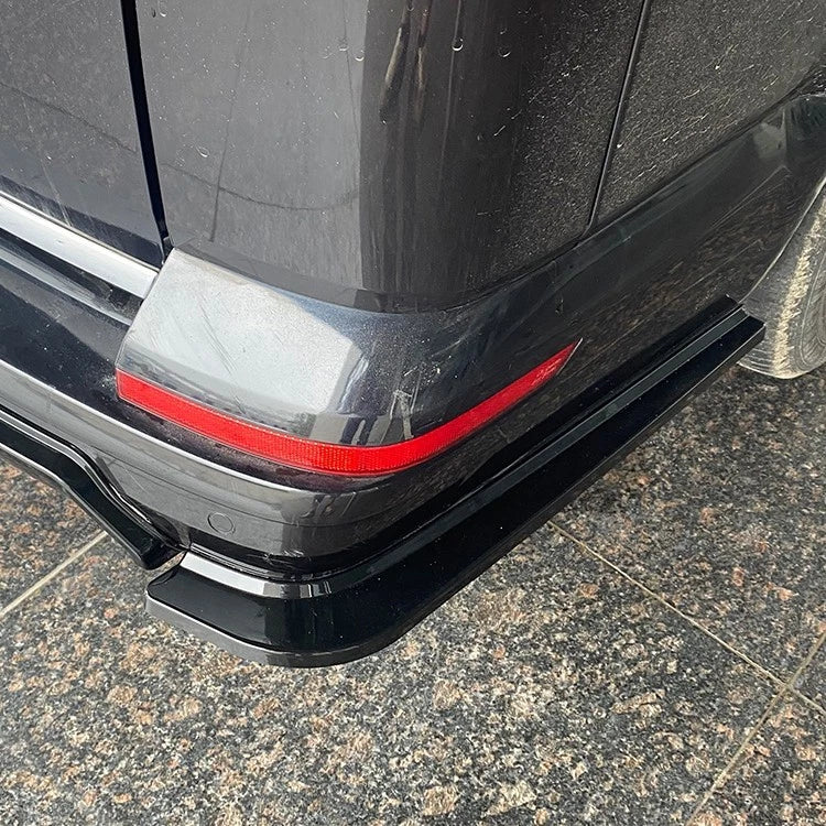 VW Transporter T6 Gloss Black Rear Diffuser Valance Splitter Spoiler Lip Bodykit