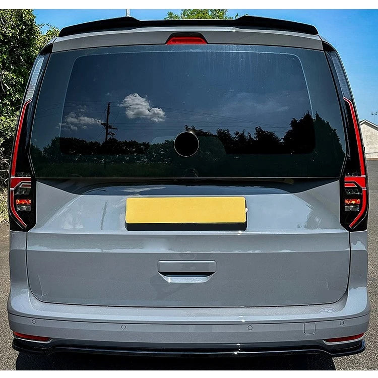 VW Caddy MK5 SWB Gloss Black Rear Diffuser Valance Splitter Spoiler Lip Kit 21+