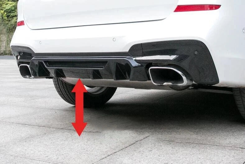 BMW X3 G01 M Sport X3M Style Gloss Black Rear Diffuser Lip Valance Body Kit
