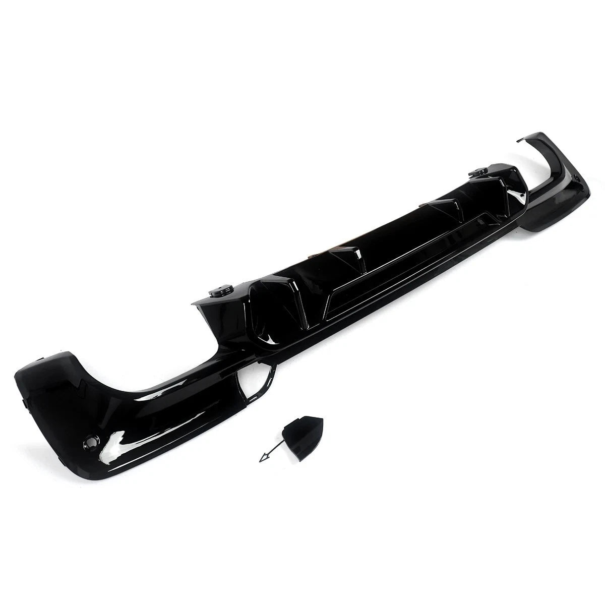 BMW X3 G01 M Sport X3M Style Gloss Black Rear Diffuser Lip Valance Body Kit