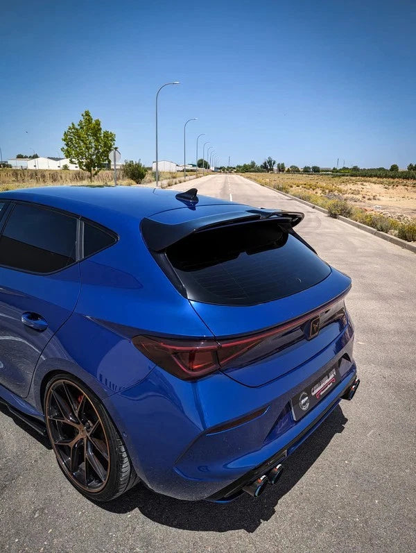 SEAT Leon MK4 OT Style Gloss Black Rear Boot Roof Spoiler Lip Wing Cupra 2020+