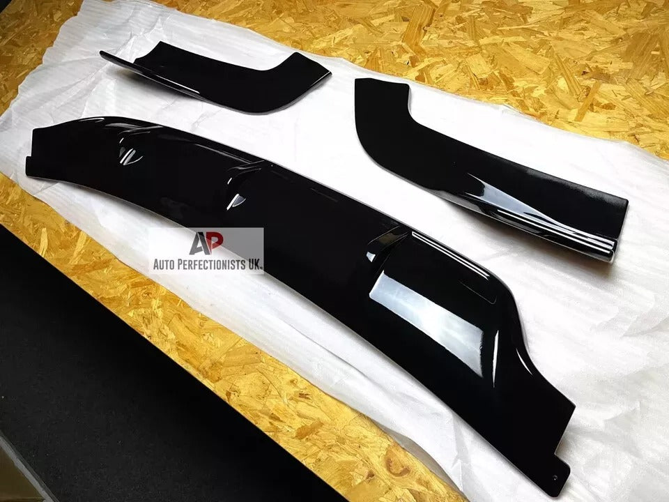 BMW X5 F15 Rear Diffuser Lip Valance Bumper 2013-2018 Abs Gloss Black