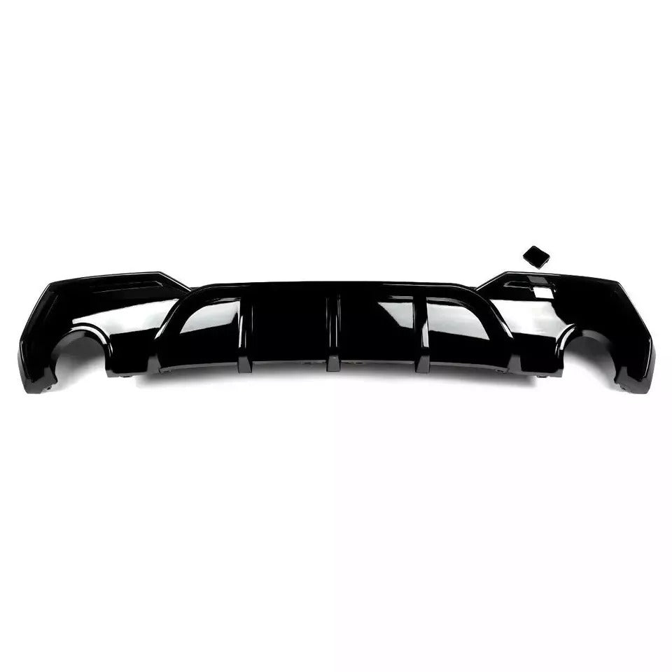 BMW 4 Series G22 G23 Rear Diffuser Lip Bumper 2020-2024 Gloss Black