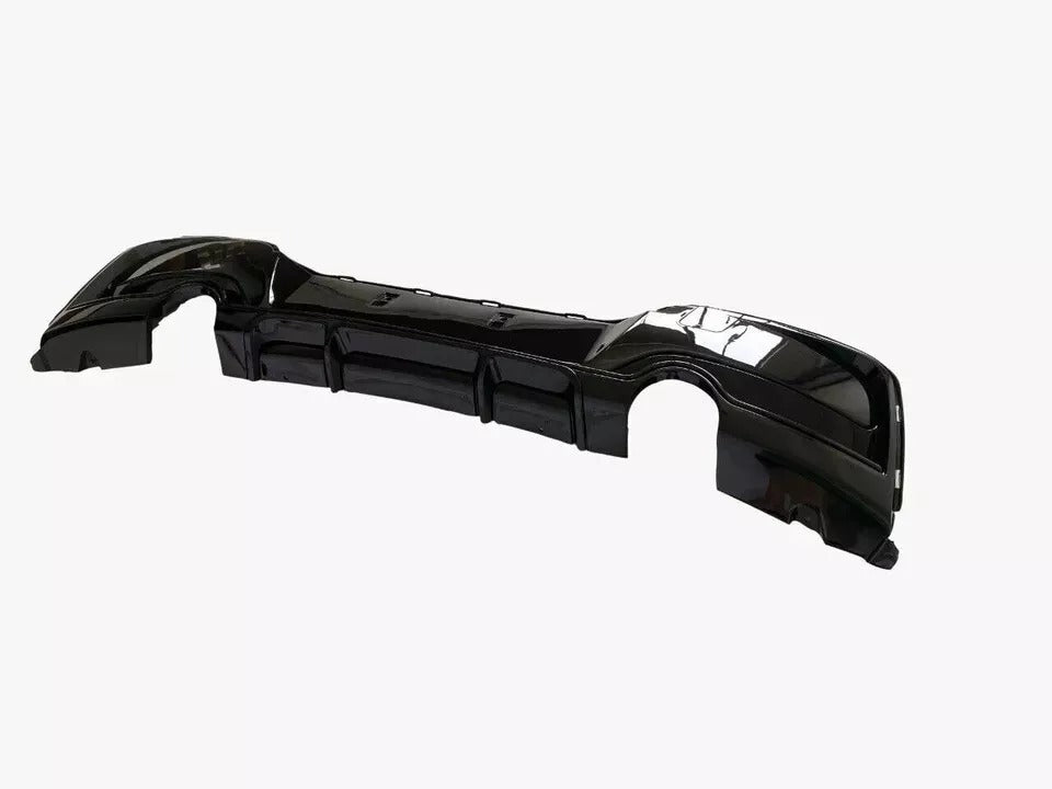 BMW 1 Series F20 F21 Rear Diffuser Lip Bumper 2011-2015 Gloss Black