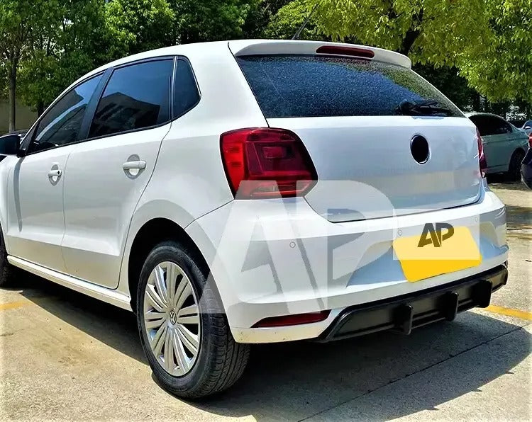 VW Polo MK5 6C Rear Valance Diffuser 2014-2017 Carbon Fibre