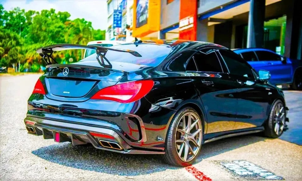 Mercedes CLA Class W117 C117 Gloss Black Racing Drift Spoiler 2013-18