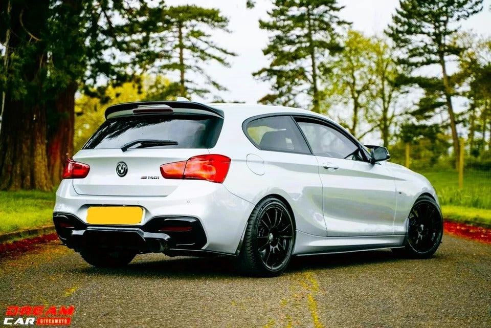 BMW 1 Series F20 F21 Pre-LCI Car Rear Roof Spoiler 2015-2019 Gloss Black