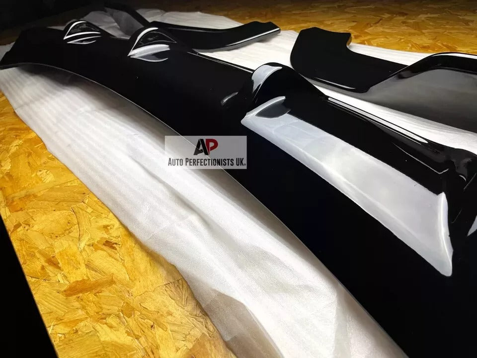 BMW X5 F15 Rear Diffuser Lip Valance Bumper 2013-2018 Abs Gloss Black