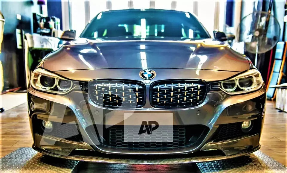 BMW 3 Series F30 F31 Front Splitter 2011-2019 Abs Carbon Fibre