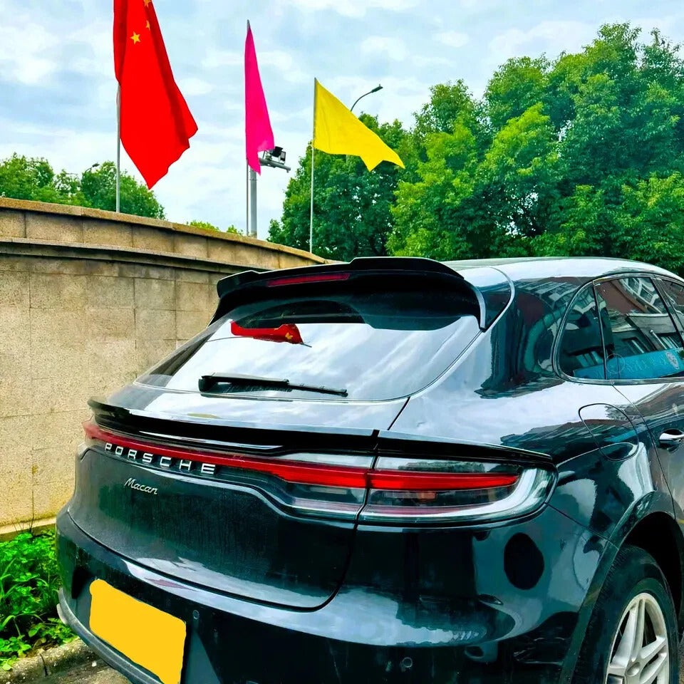 Porsche Macan Car Rear Roof Spoiler 2014-2024 Abs Gloss Black