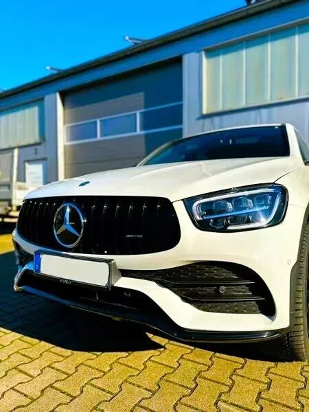 Mercedes GLC W253 Front PANAMERICANA Grille 19-22 ABS Gloss Black