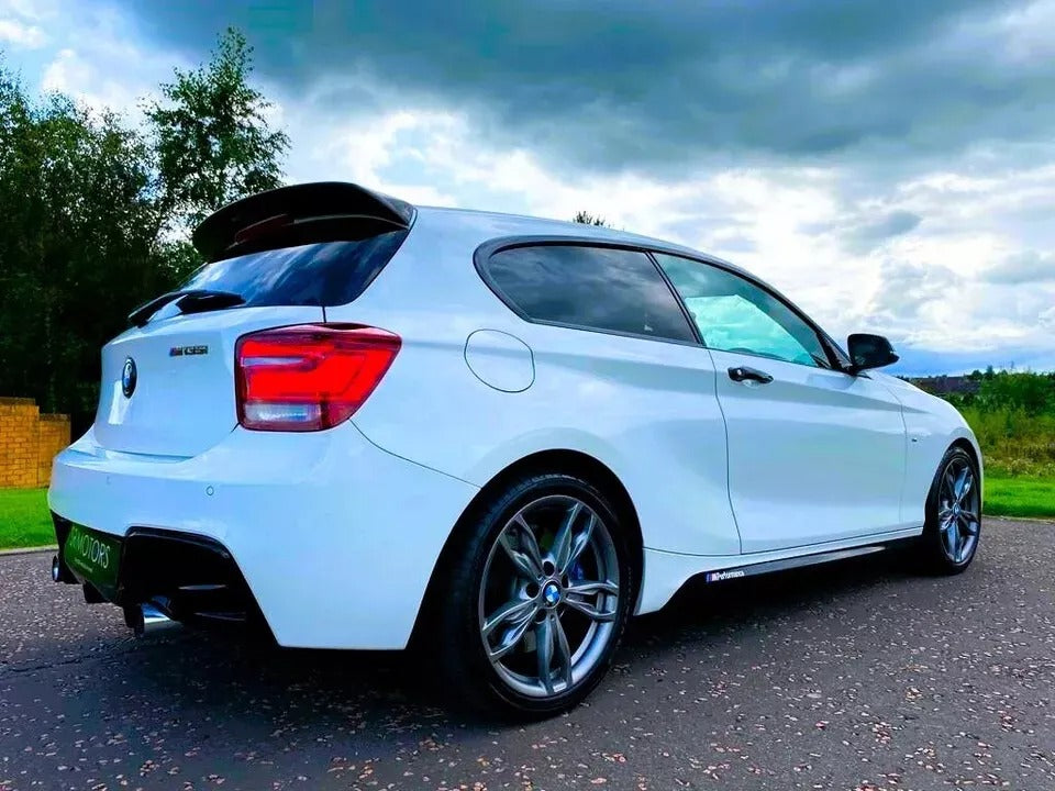 BMW 1 Series F20 F21 Rear Diffuser Lip Bumper 2011-2015 Gloss Black