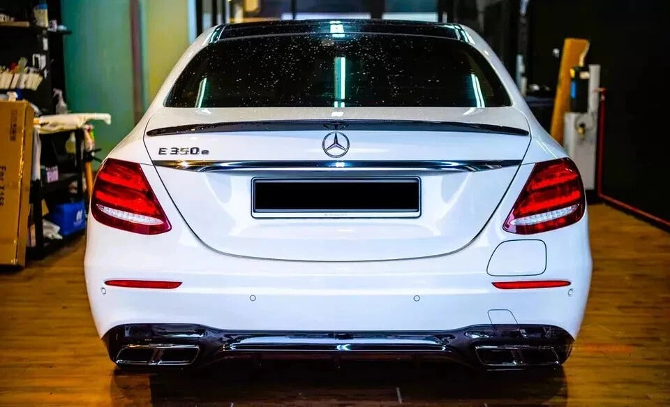 Mercedes E Class W213 Car Rear Spoiler 2016-2020 Carbon Fibre