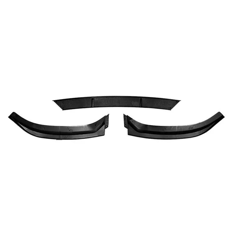 Audi A3 S3 S Line 8V Front Splitter 2017-2020 Abs Gloss Black