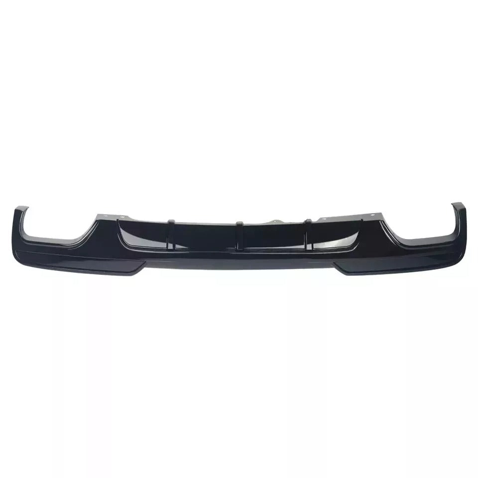 BMW 5 Series F10 Rear Quad Diffuser Lip Bumper 2010-2017 Gloss Black