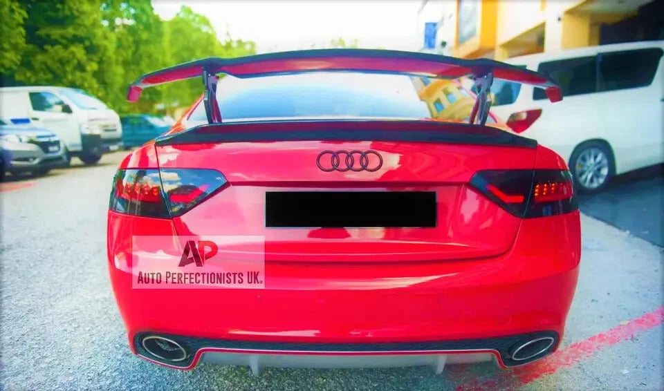 Audi A5 S5 RS5 B8 8T Coupe Gloss Black Racing Drift Spoiler 2007-16