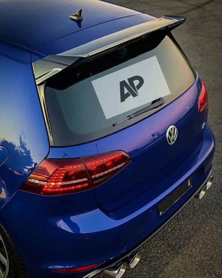 VW Golf MK7 MK7.5 Car Rear Roof Spoiler 2013-2020 Carbon Fibre