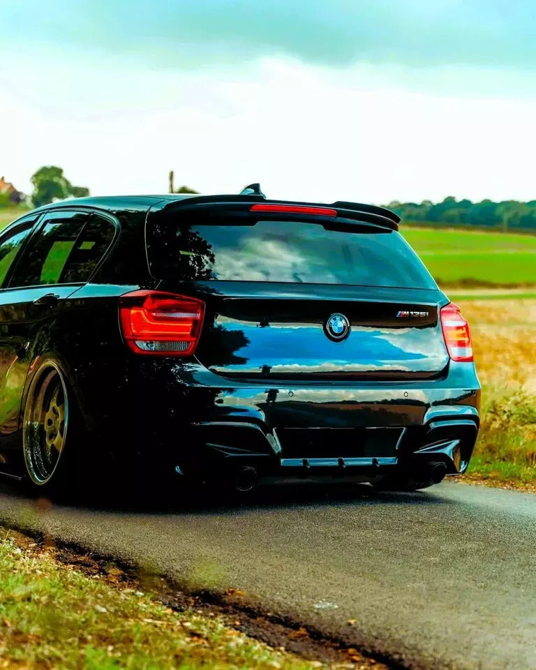 BMW 1 Series F20 F21 Rear Diffuser Lip Bumper 2011-2015 Abs Carbon Fibre