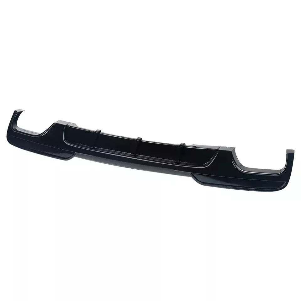 BMW 5 Series F10 Rear Quad Diffuser Lip Bumper 2010-2017 Gloss Black