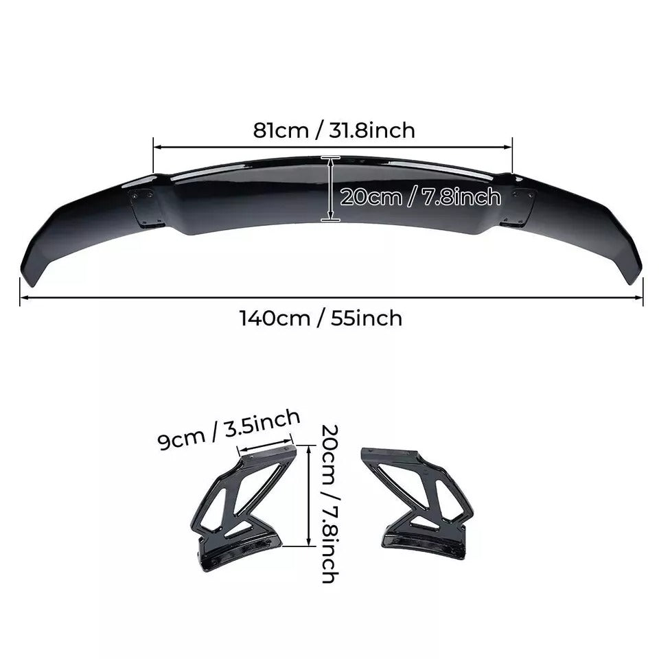 Mercedes CLA Class W117 C117 Gloss Black Racing Drift Spoiler 2013-18