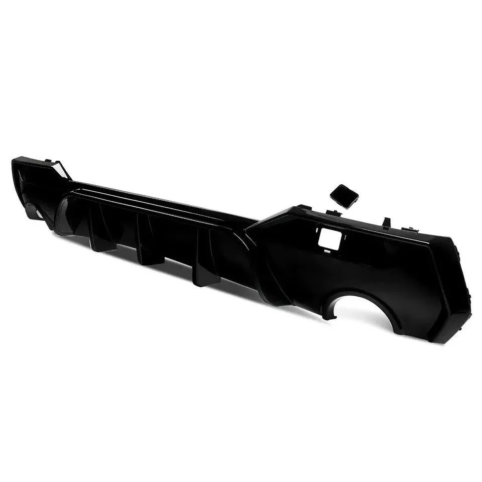 BMW 4 Series G22 G23 Rear Diffuser Lip Bumper 2020-2024 Gloss Black