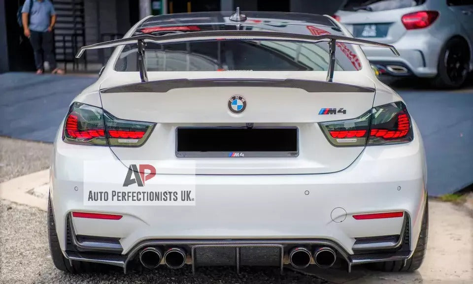 BMW M4 F82 4 Series F32 Gloss Black Racing Drift Spoiler Wing 2013-2020