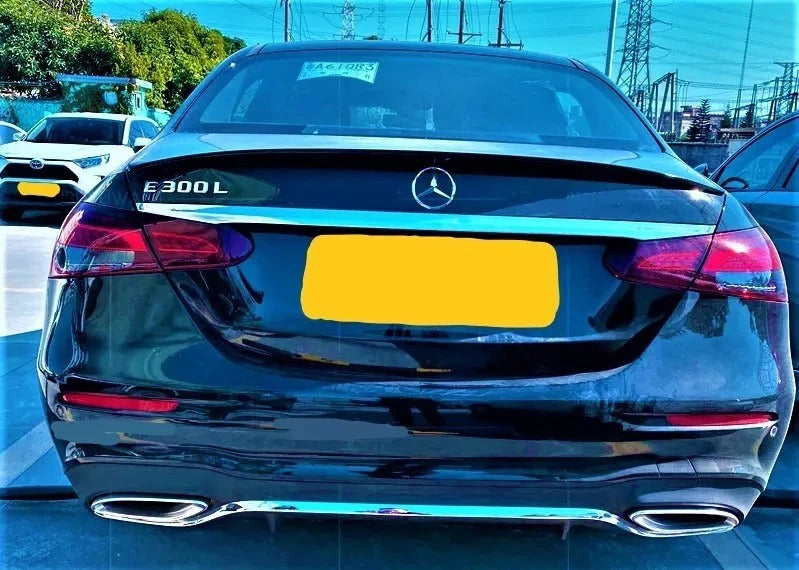 Mercedes E Class W213 Facelift Car Rear Spoiler 2020-2024 Gloss Black